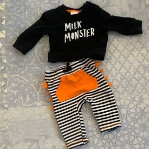 Cat & Jack Milk Monster Sweater and Pants